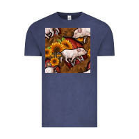 Vintage Denim pig and barn Vintage Tee - BundleAndBundleShop