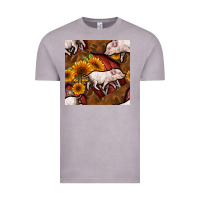 Vintage Zinc pig and barn Vintage Tee - BundleAndBundleShop