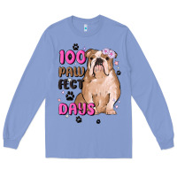 Colony Blue 100 days of school Long Sleeve Tee - MaliasSmallBusiness