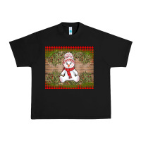 Black Christmas snowman Urban Heavy Tee - AdoDesignShop