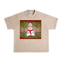 French Oak Christmas snowman Urban Heavy Tee - AdoDesignShop