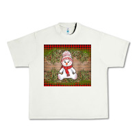 Pistachio Christmas snowman Urban Heavy Tee - AdoDesignShop