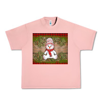 Salmon Christmas snowman Urban Heavy Tee - AdoDesignShop