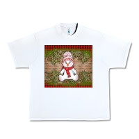 White Christmas snowman Urban Heavy Tee - AdoDesignShop