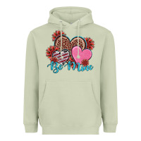 Matcha valentine's day be mine hearts sunflower Heavyweight Hoodie - RanaPortraitStore