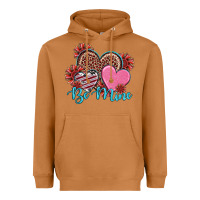 Meerkat valentine's day be mine hearts sunflower Heavyweight Hoodie - RanaPortraitStore