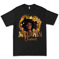 Black melanin queen Premium Tee - Zillion Design Studio