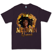 Plum melanin queen Premium Tee - Zillion Design Studio