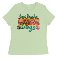 Matcha less people more dogs Ladies Tee - Zillion Design Studio