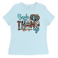 Baby Blue back that thang up Ladies Tee - JahusDesignShop