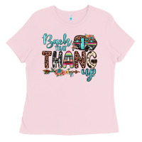 Bubblegum Pink back that thang up Ladies Tee - JahusDesignShop