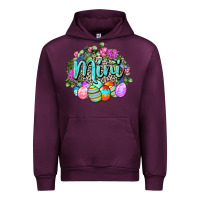 Mauve Wine Easter Mini Happy Easter Day Urban Hoodie - CowGirlArtShop