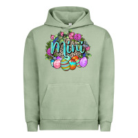 Pigment Oil Green Easter Mini Happy Easter Day Urban Hoodie - CowGirlArtShop