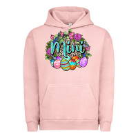 Pigment Salmon Easter Mini Happy Easter Day Urban Hoodie - CowGirlArtShop