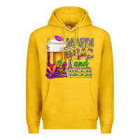 Lemon Mardi Gras and beer Premium Hoodie - NancyCooperArtShop