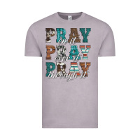Vintage Zinc pray on it pray over it pray through it Vintage Tee - Artiststas