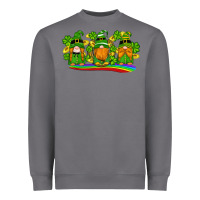 Storm st patricks day gnomes shamrock gold rainbow Heavyweight Sweatshirt - Artiststas