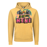 Vintage Mustard racing mini with racing oto equipment Vintage Hoodie - AdoDesignShop