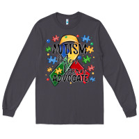 Smoke autism listen learn advocate Long Sleeve Tee - MaliasSmallBusiness