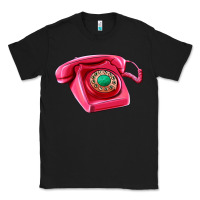 Black pink telephone Classic Tee - AdoDesignShop