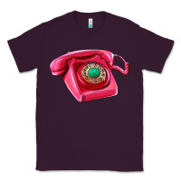 Plum pink telephone Classic Tee - AdoDesignShop