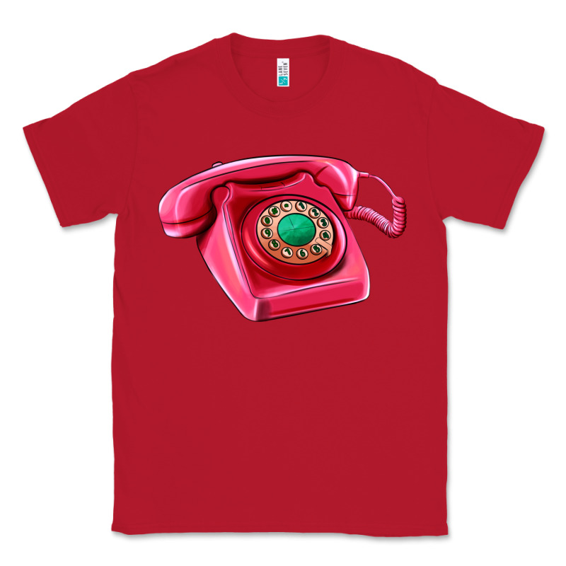 Pink Telephone Classic Tee by AdoDesignShop | Teevron
