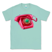 Seafoam pink telephone Classic Tee - AdoDesignShop