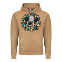 Vintage Camel baby cow with sunflower Vintage Hoodie - RanaPortraitStore