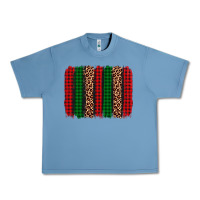 Pebble Blue christmas glitter leopard brushstroke Urban Heavy Tee - AdoDesignShop