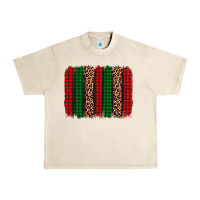 Sandshell christmas glitter leopard brushstroke Urban Heavy Tee - AdoDesignShop