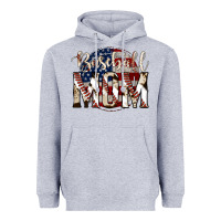 Heather Grey American Baseball Dad Heavyweight Hoodie - Bettercallsaul