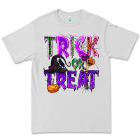 Dove Grey Trick or Treat Premium Tee - texasbilliewilder