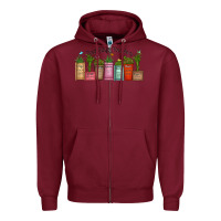 Burgundy god says you are unique Zipper Hoodie - MaliasSmallBusiness