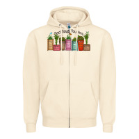 God Says You Are Unique Zipper Hoodie | Teevron