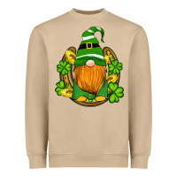 Mushroom st patricks day gnomes horseshoe shamrock gold Heavyweight Sweatshirt - Artiststas