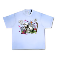 Grape Ice halloween cow and ghosts Urban Heavy Tee - AdoDesignShop