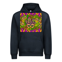 Navy Mardi Gras masks and coins tumbler Urban Hoodie - HowdyJamesFarm