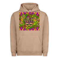 Pigment Burro Mardi Gras masks and coins tumbler Urban Hoodie - HowdyJamesFarm