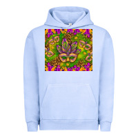 Pigment Grape Ice Mardi Gras masks and coins tumbler Urban Hoodie - HowdyJamesFarm