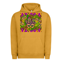 Pigment Peanut Butter Mardi Gras masks and coins tumbler Urban Hoodie - HowdyJamesFarm