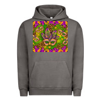 Pigment Tornado Mardi Gras masks and coins tumbler Urban Hoodie - HowdyJamesFarm
