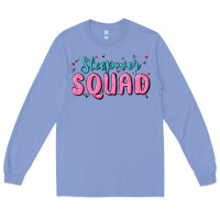 Colony Blue sleepover squad Long Sleeve Tee - MaliasSmallBusiness