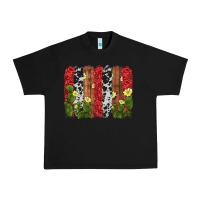 Black cactus cowhide  brushstroke Urban Heavy Tee - AdoDesignShop