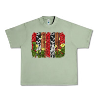 Oil Green cactus cowhide  brushstroke Urban Heavy Tee - AdoDesignShop