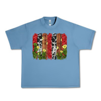 Pebble Blue cactus cowhide  brushstroke Urban Heavy Tee - AdoDesignShop