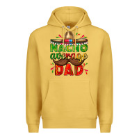Antique Gold Nacho Average Dad with Mustache Premium Hoodie - texasbilliewilder