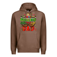 Chestnut Nacho Average Dad with Mustache Premium Hoodie - texasbilliewilder