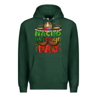 Sports Green Nacho Average Dad with Mustache Premium Hoodie - texasbilliewilder