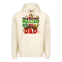 Tofu Nacho Average Dad with Mustache Premium Hoodie - texasbilliewilder