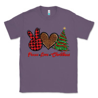 Lavender peace love christmas Classic Tee - BarkalooDesign